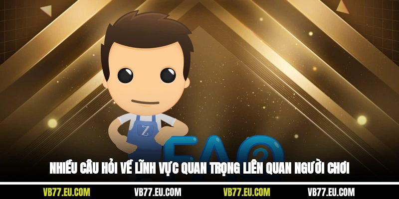 Nhiều câu hỏi về lĩnh vực quan trọng liên quan người chơi